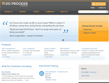 Tablet Screenshot of doprocess.com